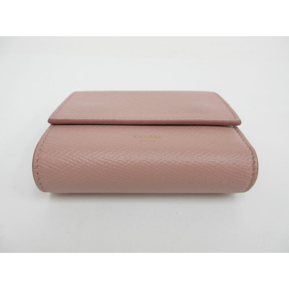 Celine Trifold Wallet Pink - Picture 3 of 11